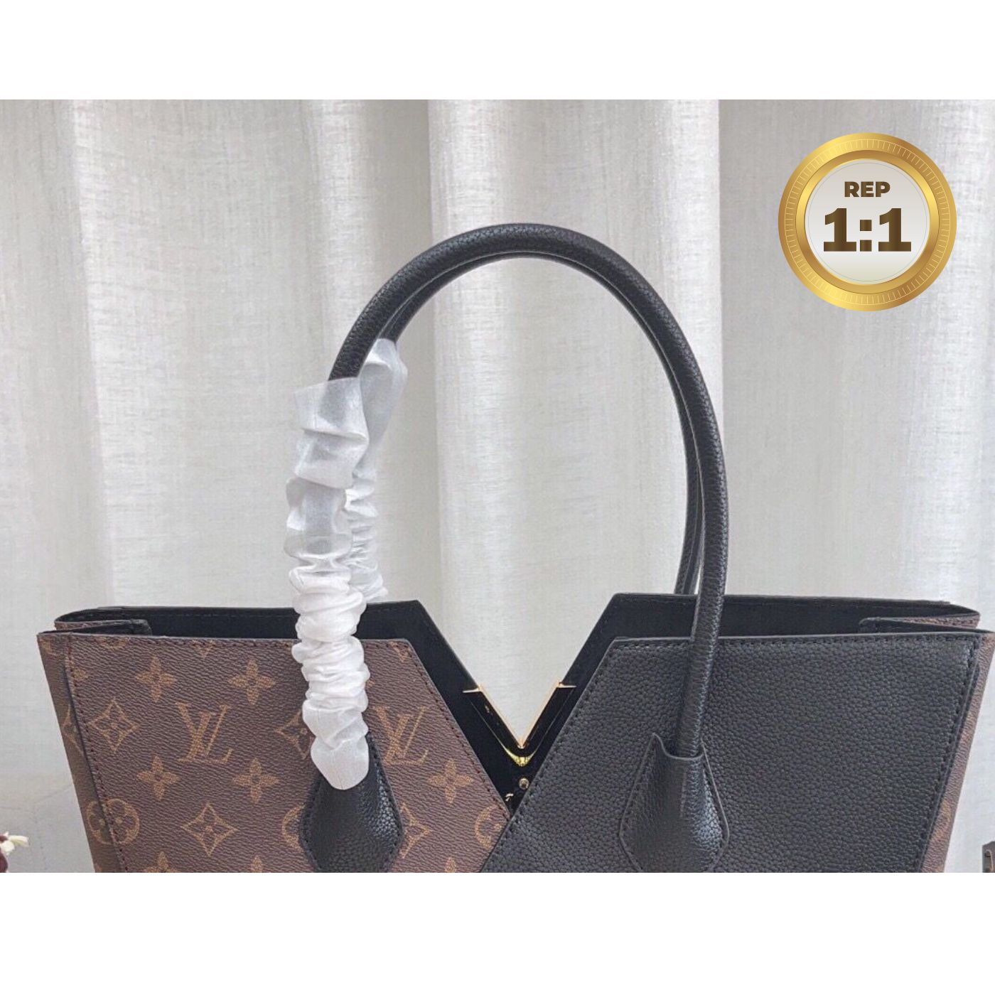 [REP 1:1] Louis Vuitton Kimono Tote Bag Brown For Women 39cm